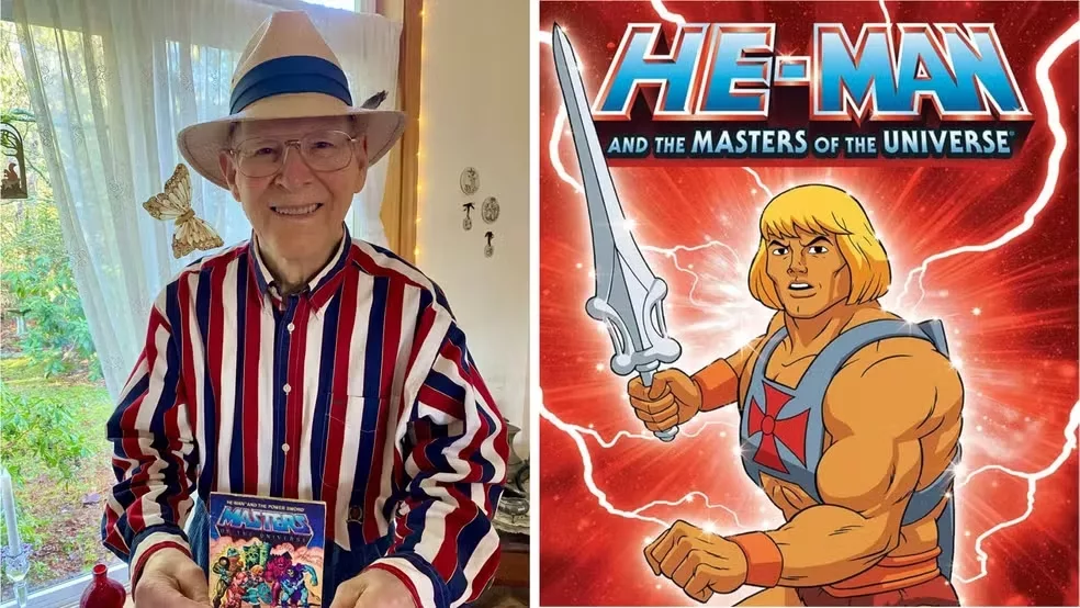 Roger Sweet e copertina di He-Man